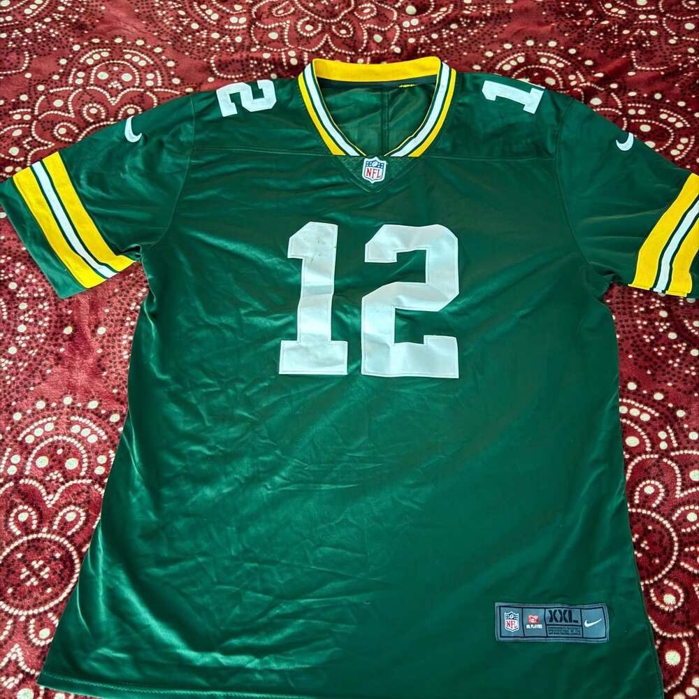 Aaron Rodgers Green Bay Packers NFL Nike On Field Jersey